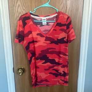 Pink Victoria Secrets V-Neck Tee